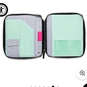 ISO HAPPY PLANNER Black Hearts Zip Folio
